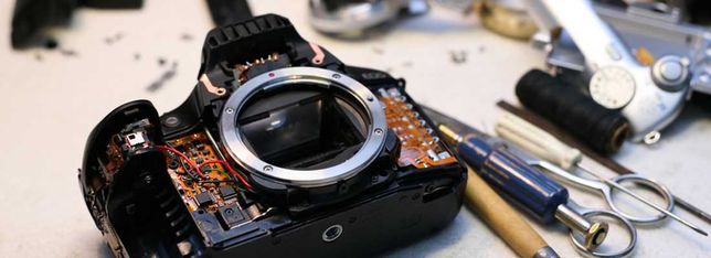 Ремонт фотоаппаратов объективов вспышек Canon Nikon Sony Fujifilm Metz