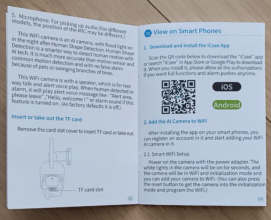 Camera supraveghere 5MP PTZ IP WiFi

Model XM-PT817 
lentile 3.6mm

Re