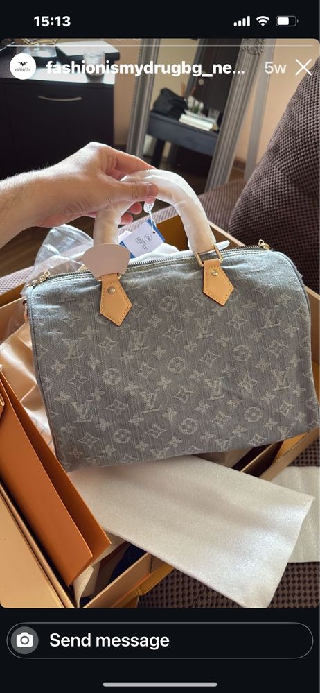 Чанта Louis Vuitton Speedy Soft 30