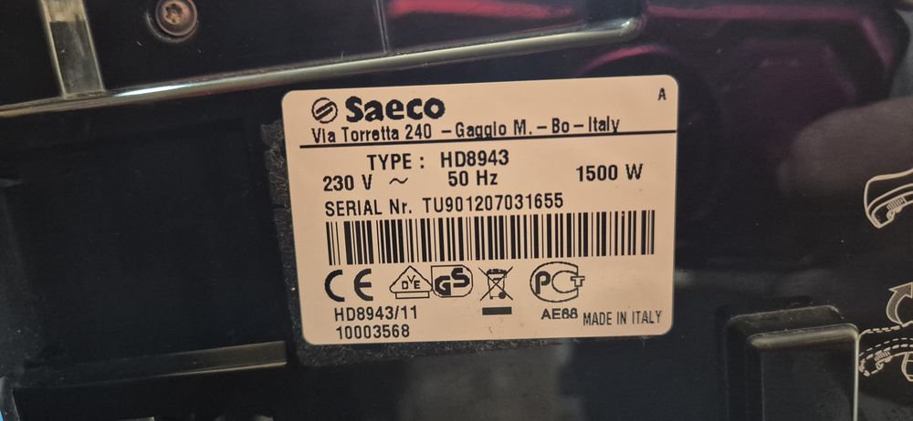 Кафеавтомат "Saeco Xelsis" HD8943