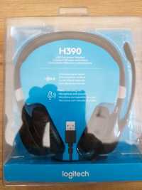 Casti Logitech H390, USB Stereo Headset, microfon Noise Cancelling, co