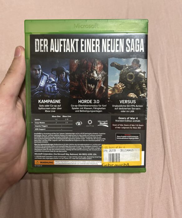 Gears of War 4  Assasin’s Creed Unity