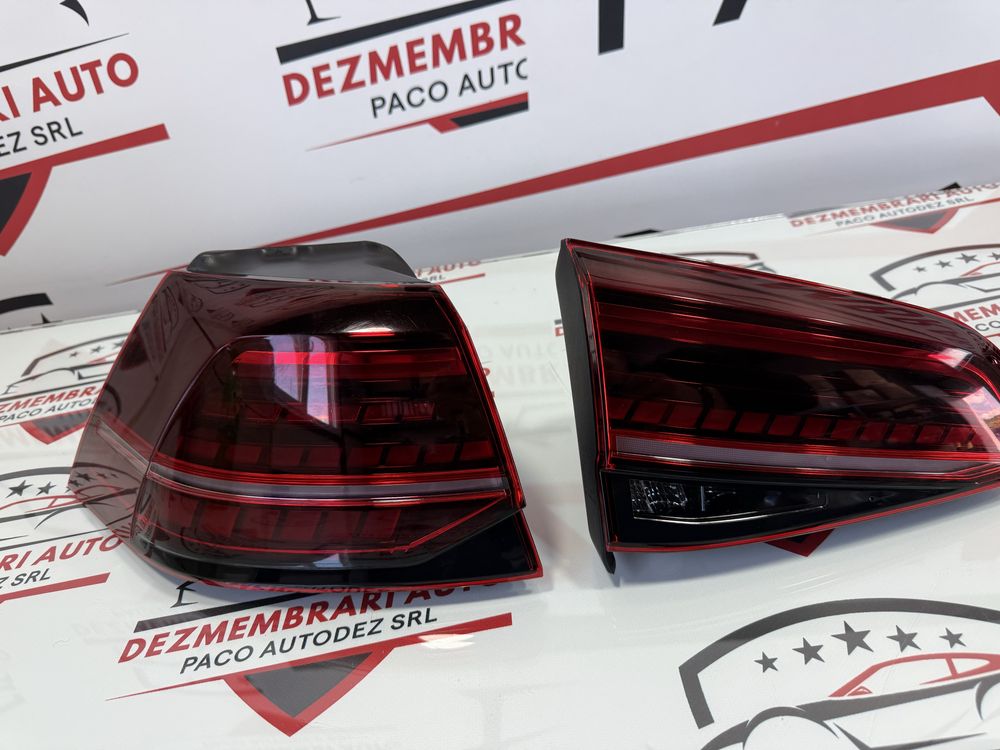 Set/Retrofit OEM Stopuri/Triple Full Led Dynamic Vw Golf 7 Facelift