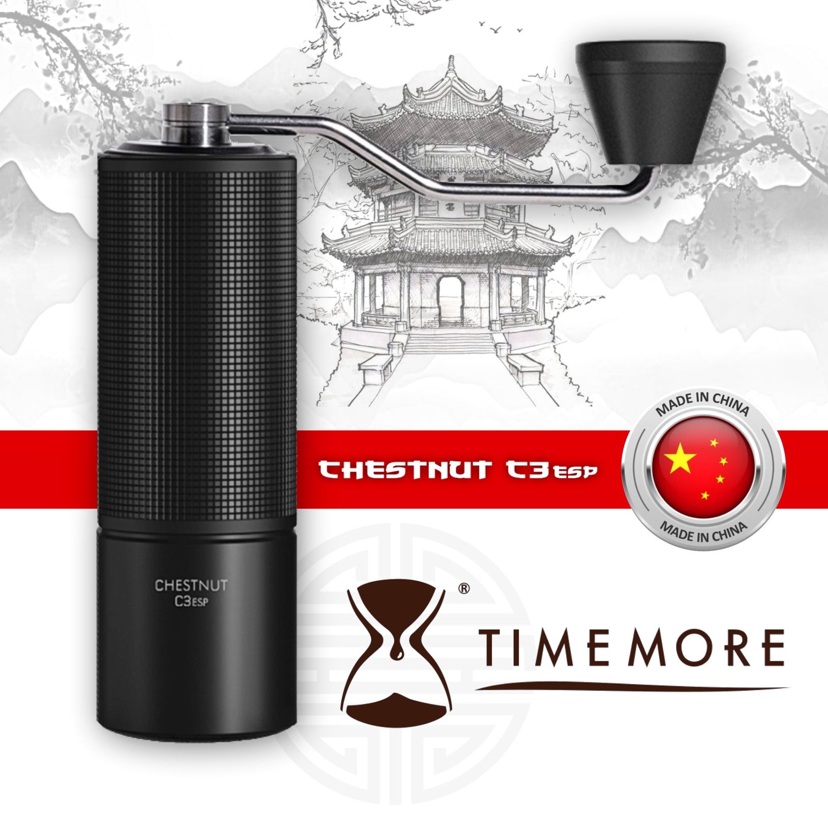 Rasnita cafea Timemore Chestnut S3 / C3 ESP PRO / C3 ESP