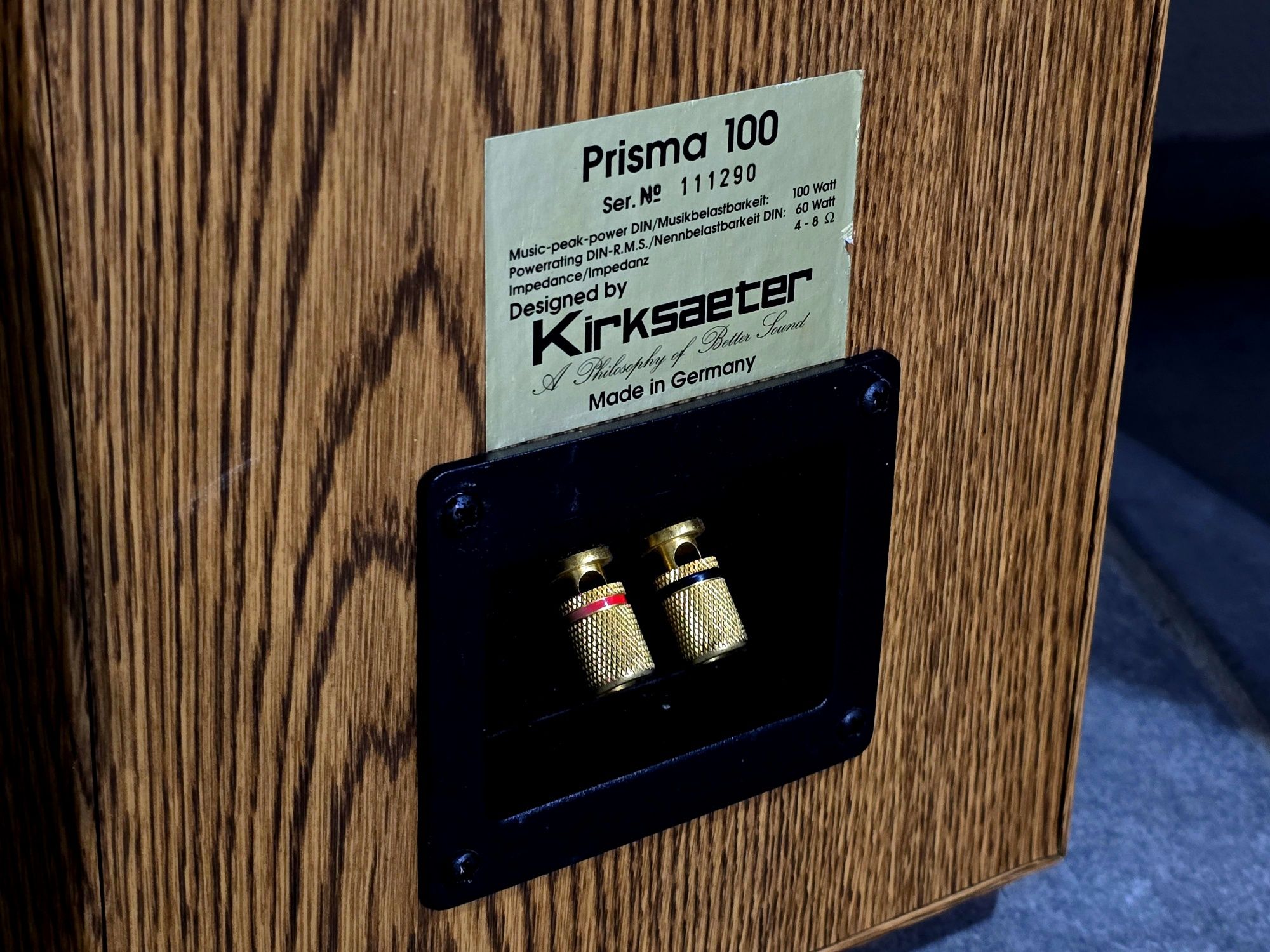 Boxe de podea KIRKSAETER Prisma 100, 3 cai, made in Germany