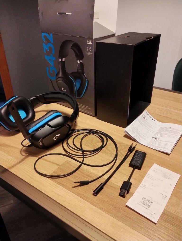 Геймърски слушалки Logitech G432-  гаранционни