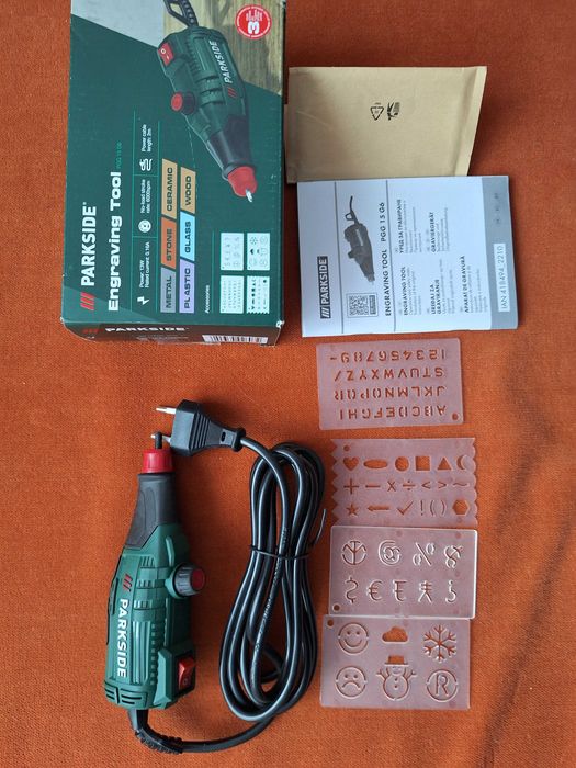 Aparat pentru gravat Parkside pe sticla, fier, lemn piatra, etc
