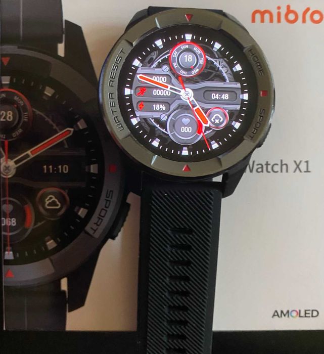 Смарт часовник Xiaomi Mibro X1, 1.3" Amoled дисплей, 5 Atm,65лв