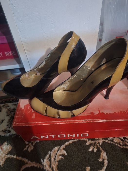 Pantofi dama din piele