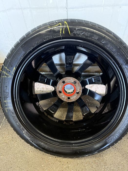 Продавам алуминиеви  Джанти 17 5х100 ки с летни гуми доста запазени