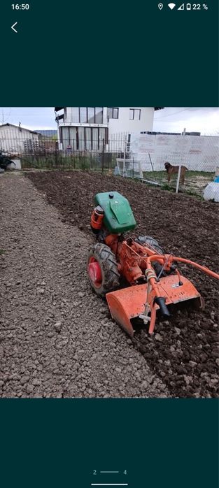 Lucrari cu motocultor frezat ….