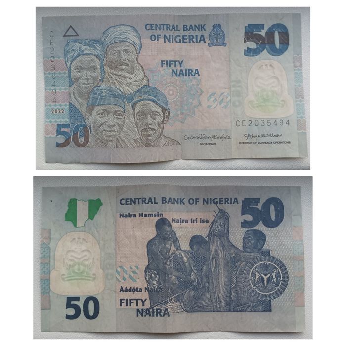 Set bancnote Naira din Nigeria