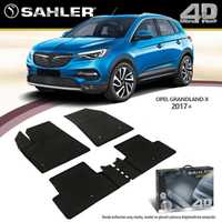 Гумени Стелки SAHLER 4D OPEL GRANDLAND X 2017 +