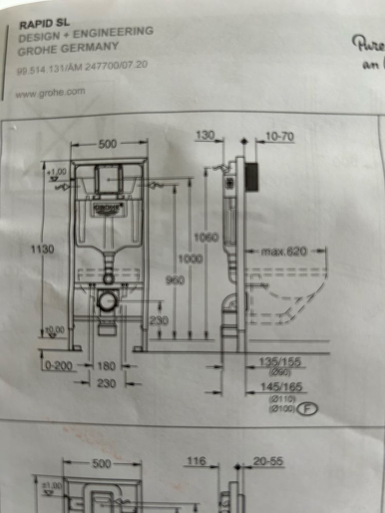 Крепежни планки за структура за вграждане GROHE