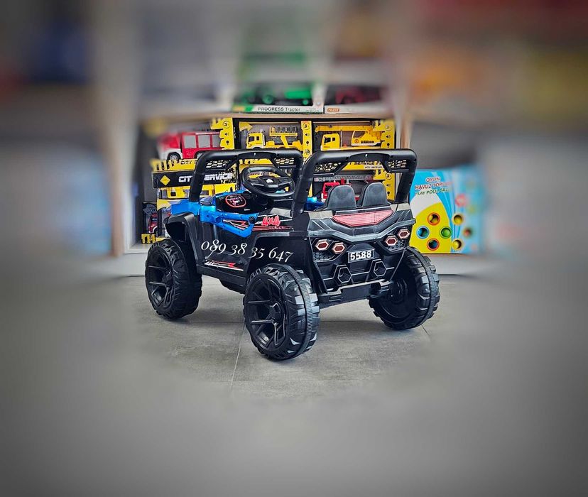 ТОП ЦЕНА!НОВО!Акумулаторен джип Fast с 12Vбатерия,дистанционно,USB