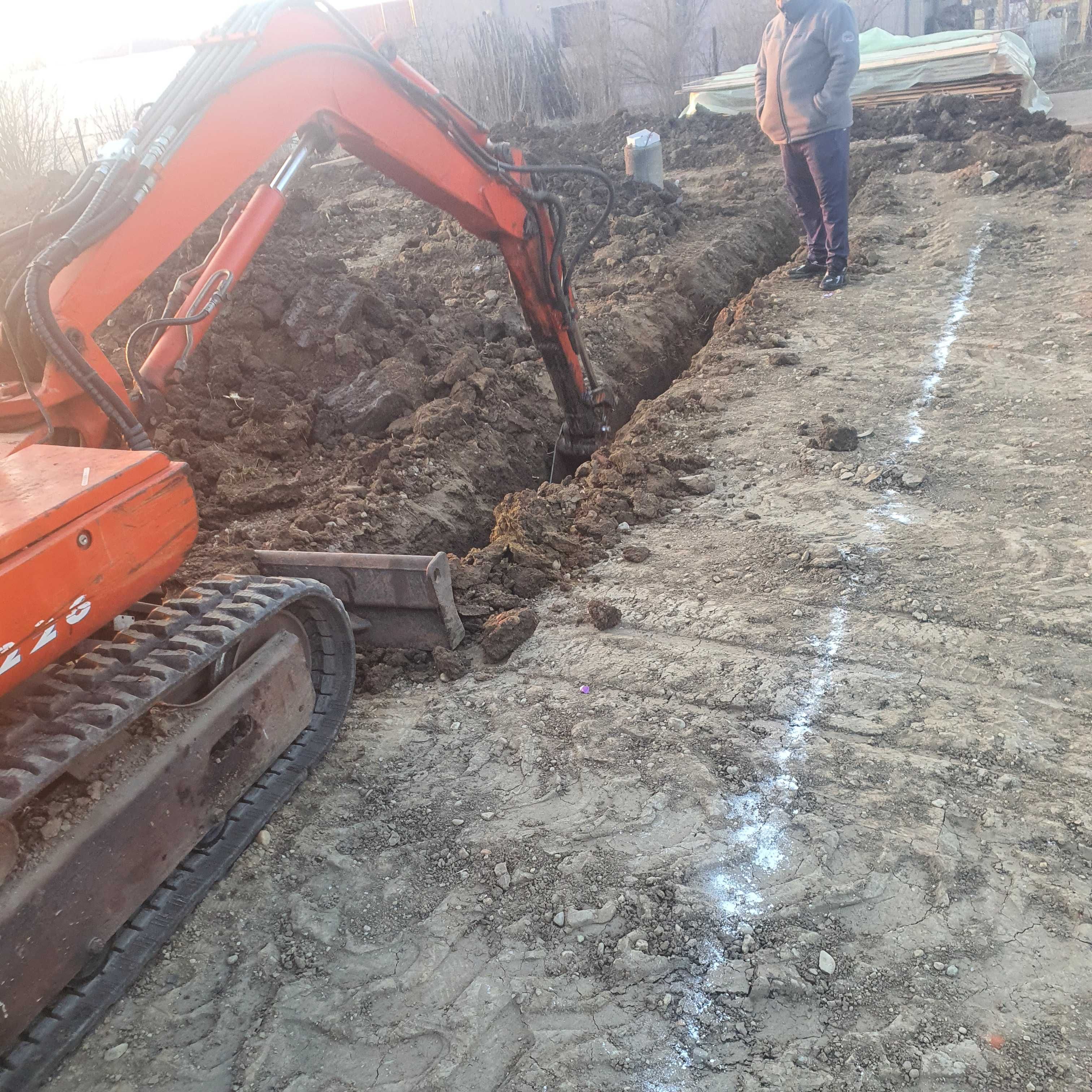 Sapaturi miniexcavator pietris nisip Draganesti olt
