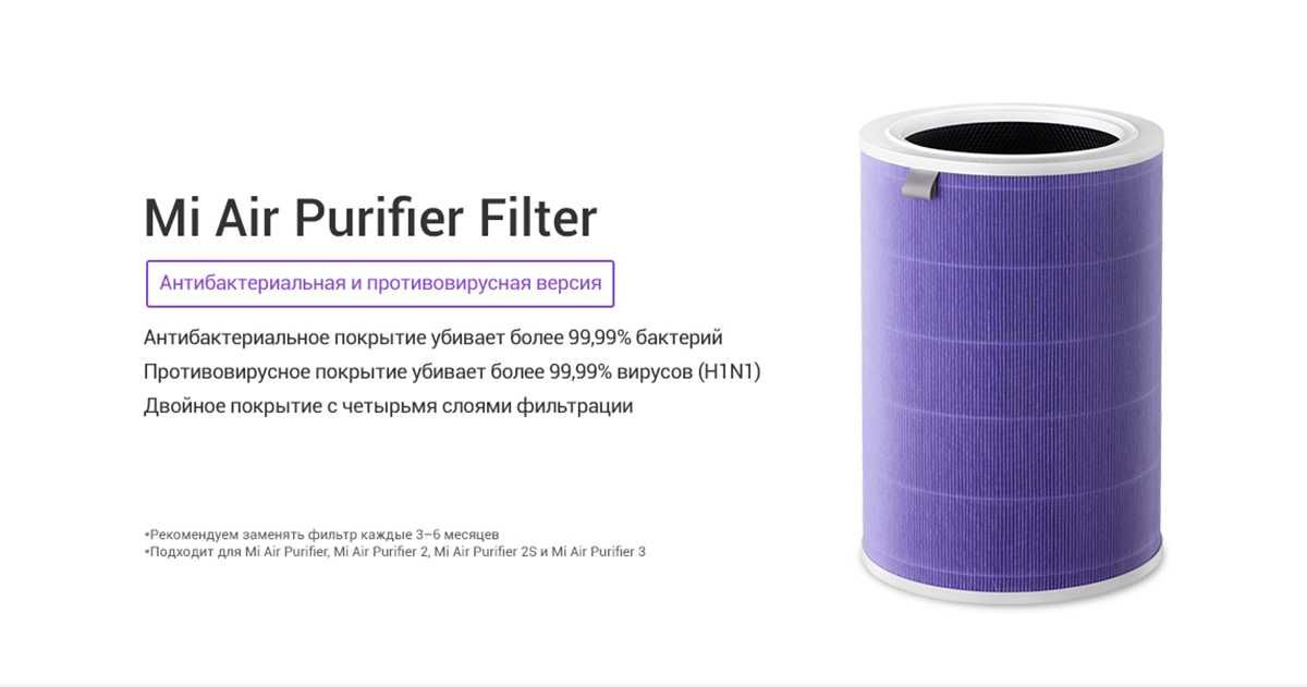 Фильтр для Xiaomi Mi Air Purifier 1/2/3/2S/PRO (MCR-FLA)