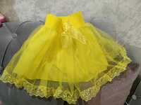 Продам юбку желтую 1500 тенге