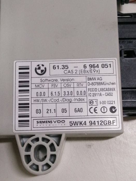 Modul calculator Confort CAS E87 E82 E81 E90 Seria 1 3