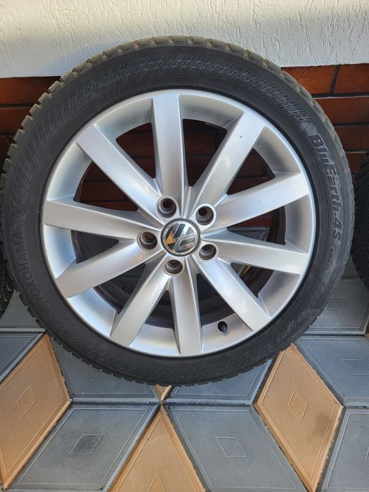 Jante cu cauciucuri de iarna 5X112X17