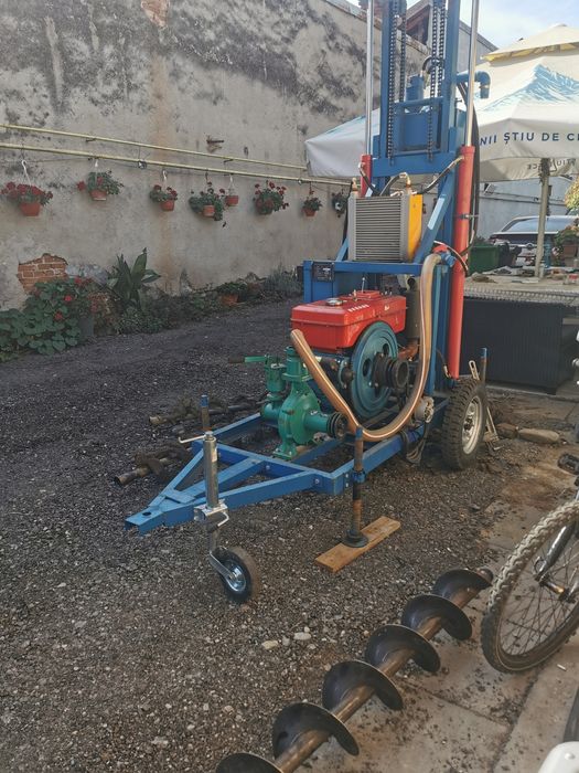 Mașina utilaj foraj puțuri apa și pompe căldură