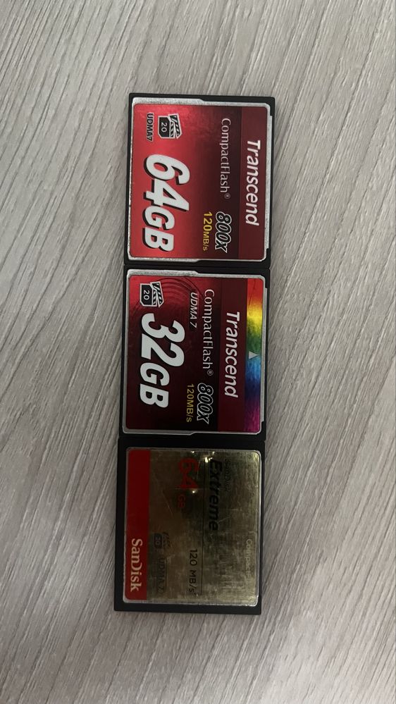 Compact Flash карты , UDMA7 120MB/s