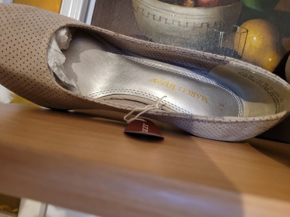 Pantofi dama Marco Tozzi produs nou piele naturala moale