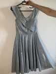 Rochie cu sclipici albastra