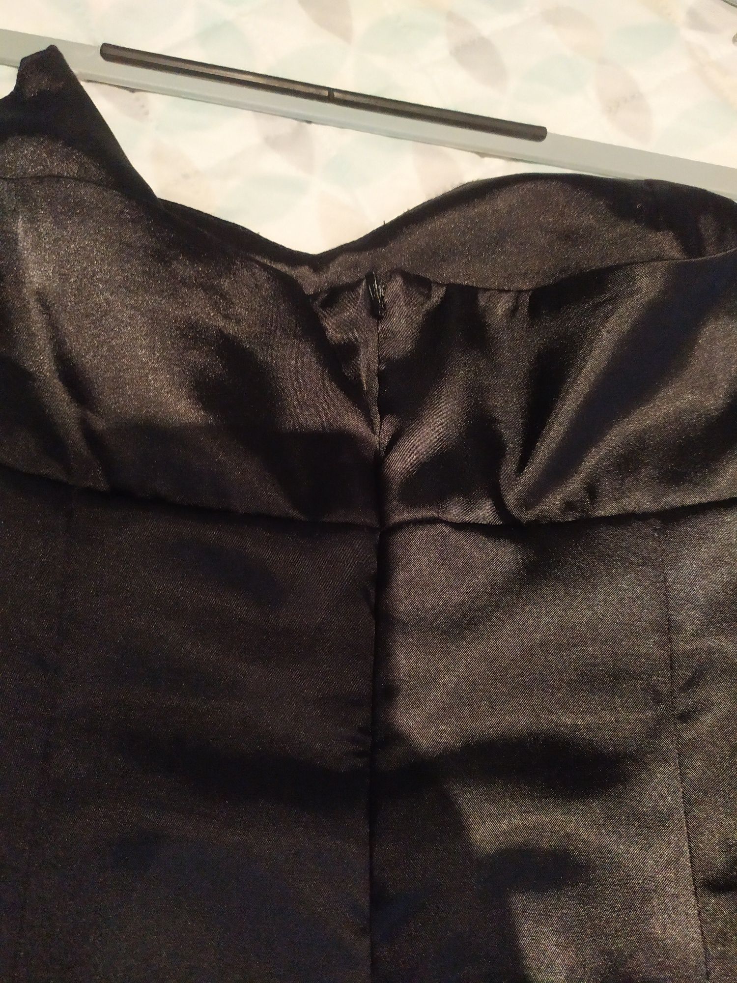 Маркова черна рокля Cotton club, размер 14 с камъни