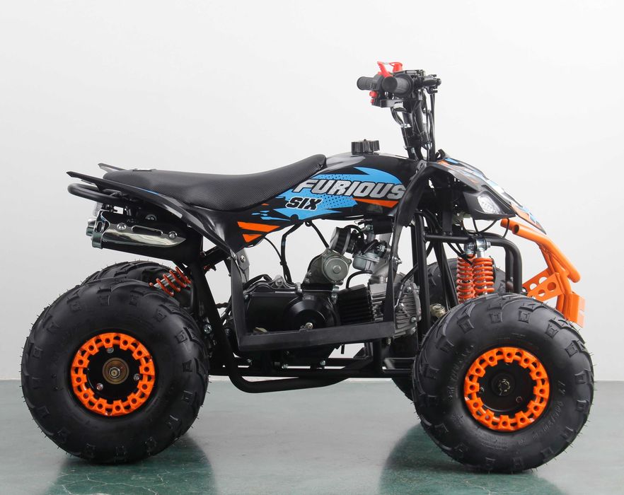 Atv copii NCX Furious Six Sport 6" 125cc 4T benzina negru/portocaliu