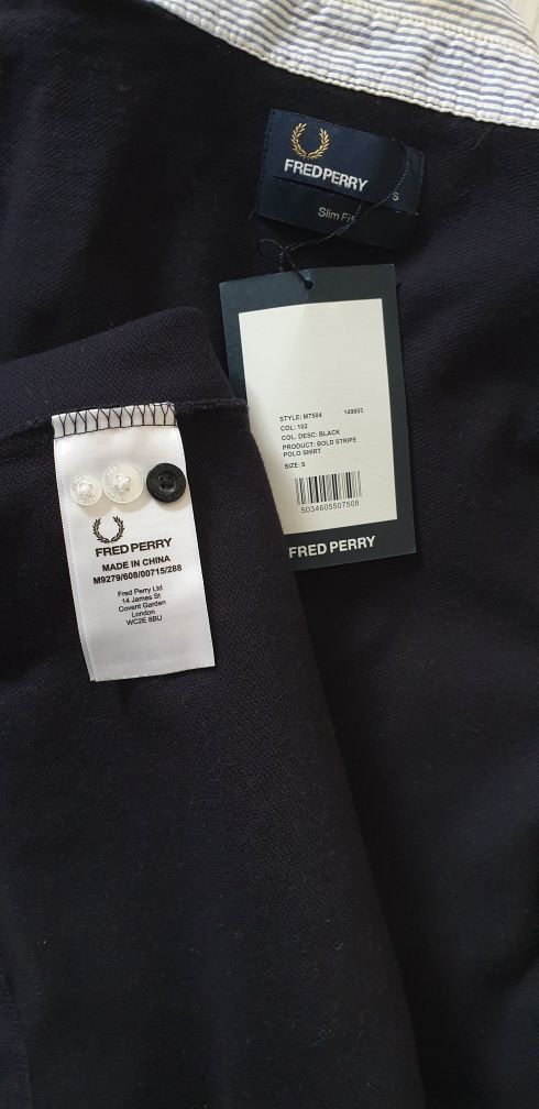 Fred Perry Pique Cotton Slim Fit Mens Size S НОВО! ОРИГИНАЛ! Мъжка Тен