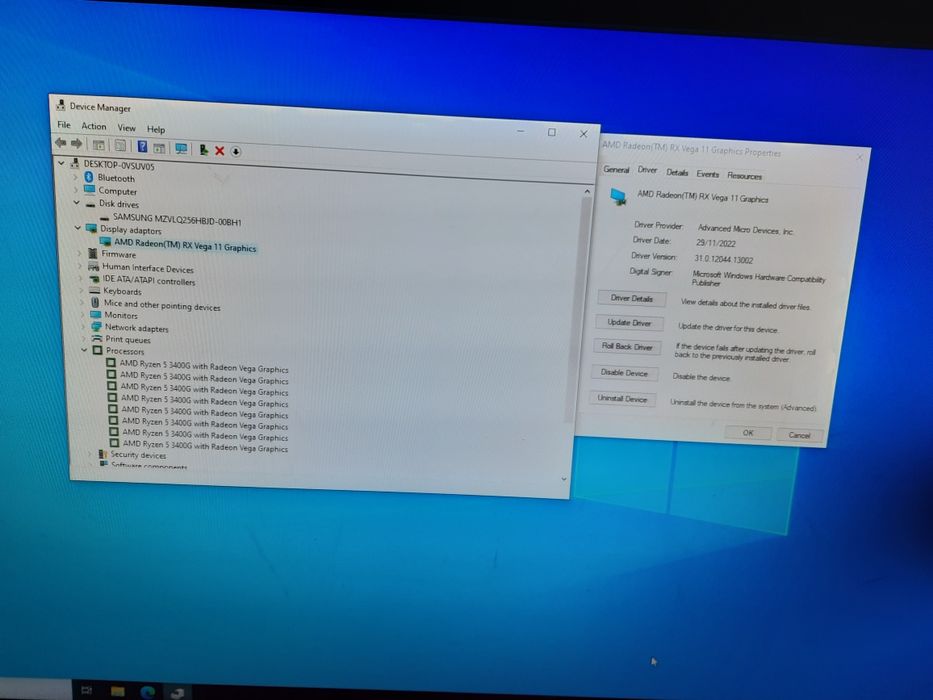 Pc,unitate, Ryzen 5 3400g , 16 gb ram, ssd 256 gb