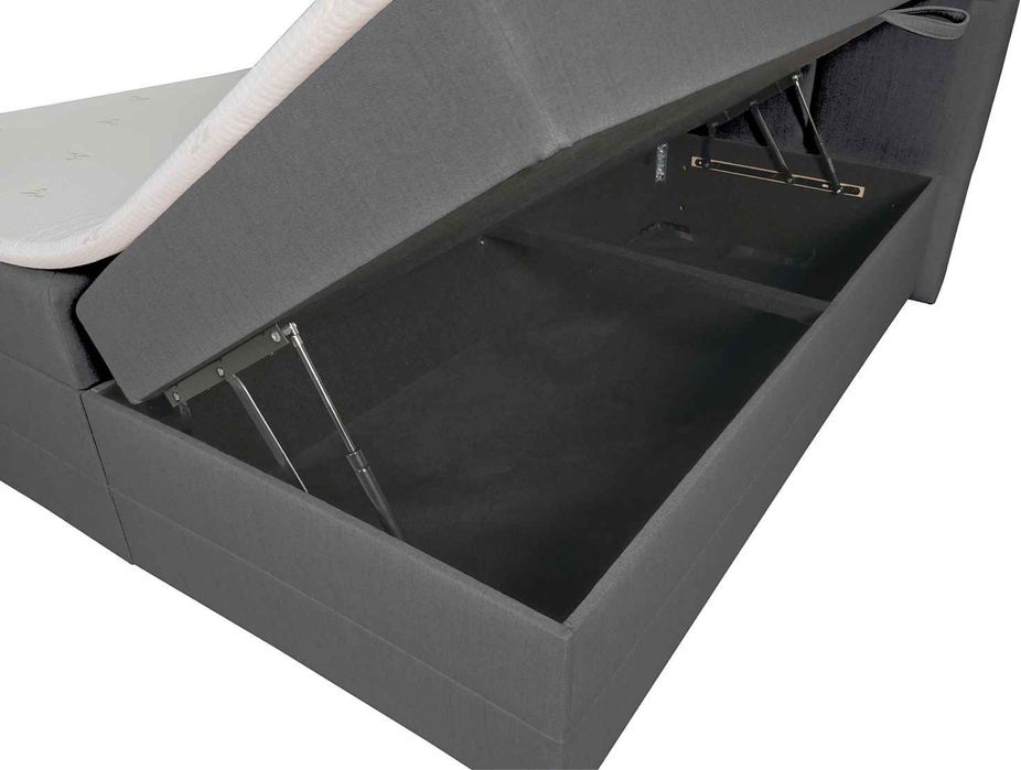 Pat boxspring cu 2 lazi de depozitare