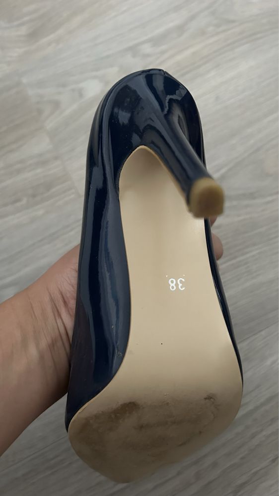 Pantofi 38 albastru inchis