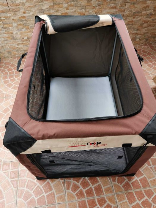 Cutie de transport pt. caini KARLIE Smart Top De LUXE, XL, 106x71x69cm