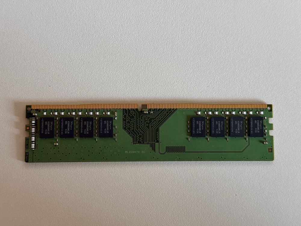 1x8GB RAM, 2666Mhz