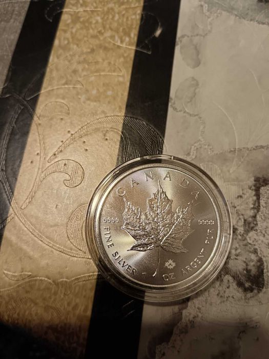 Сребърни монети 1 оz 999 Кругерранд Британия Кленов лист