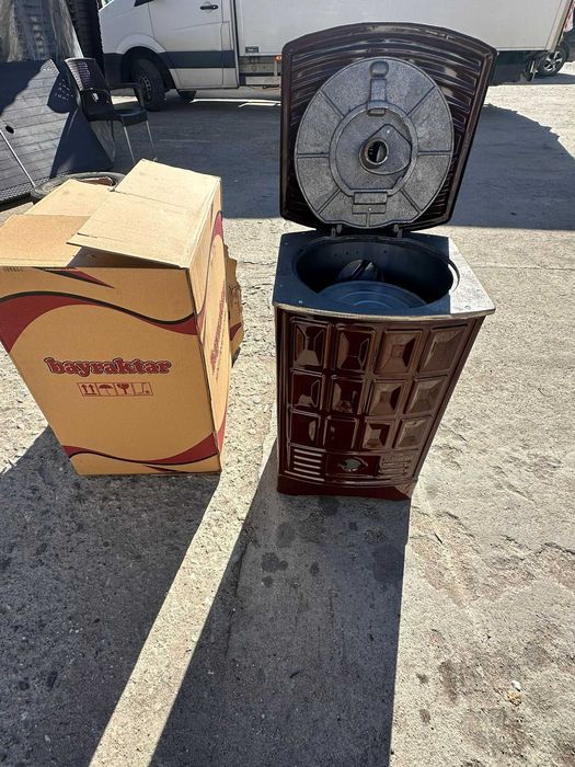 Печкa чудо на дърва и въглища пълен комплект