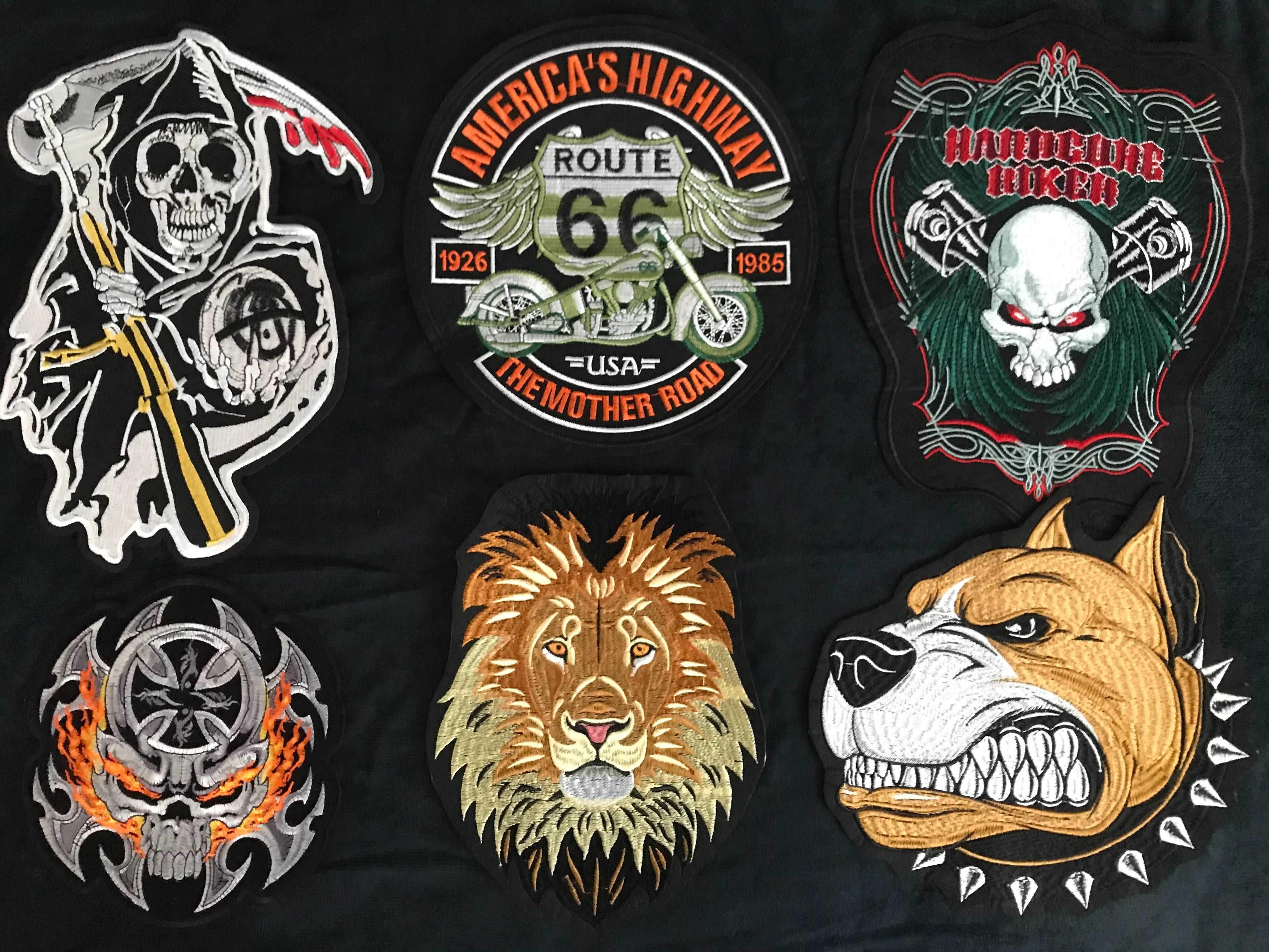 Petic/Patch/Emblema brodat geaca/vesta/etc piele/textil moto/rock/punk