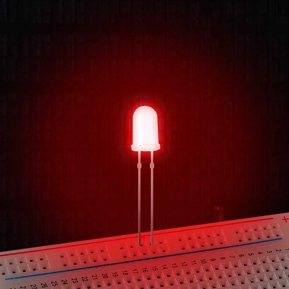 Светодиодные LED для Arduino, набор 5 цветов