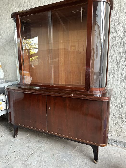 Шкаф раритет витрина Москва немецкая