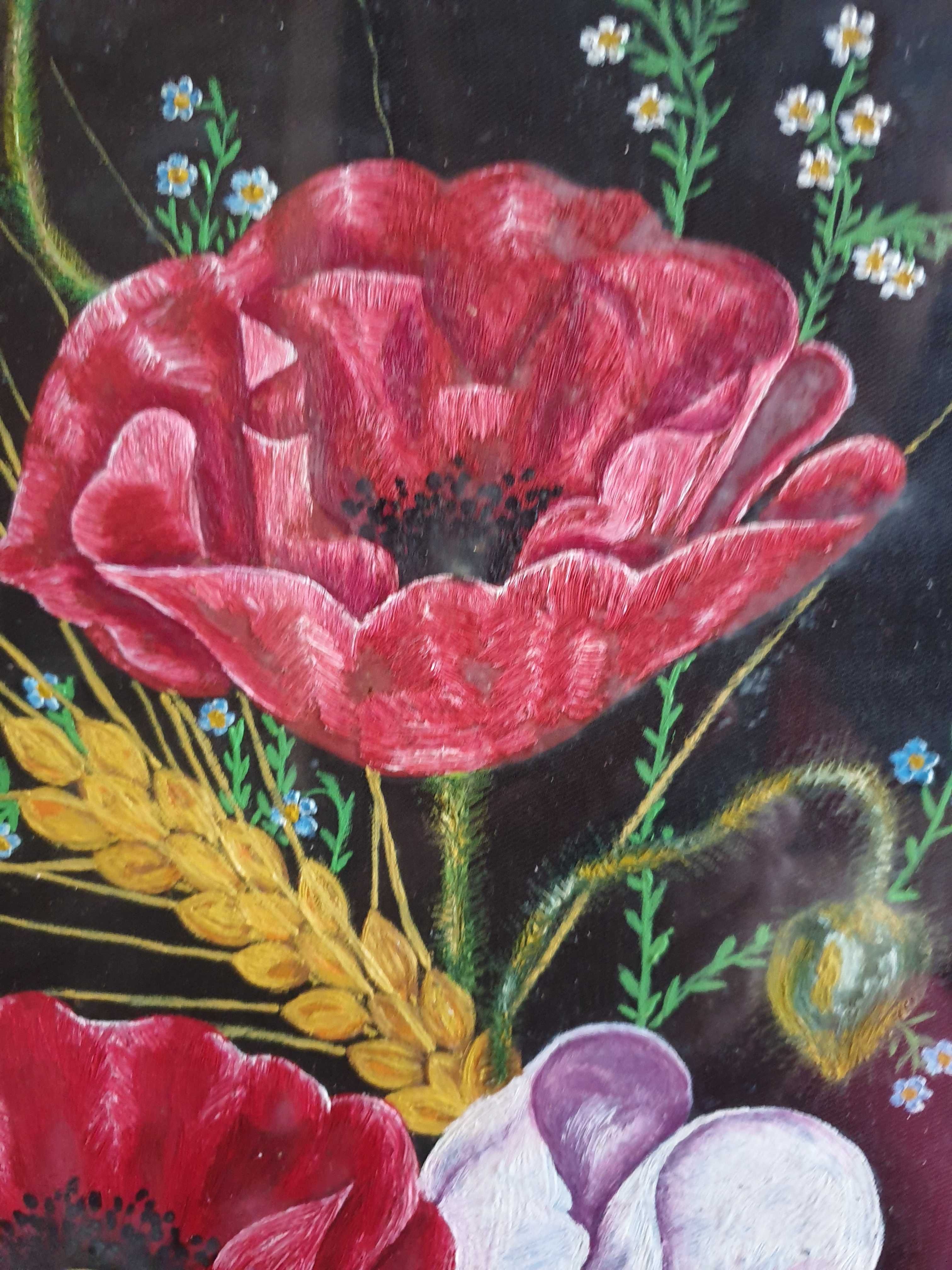 Tablou pictura cu macii rosii