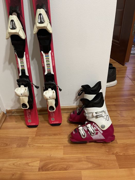 Schiuri copii 100 cm atomic cu clapari skiuri ski