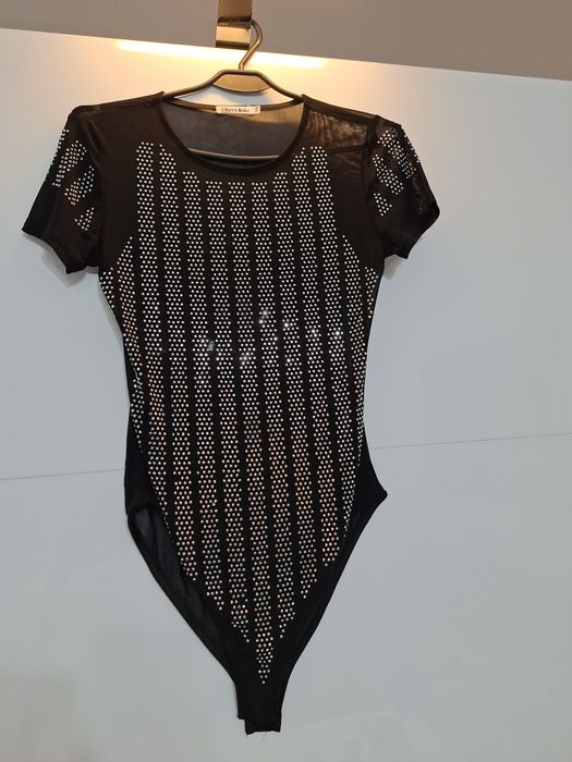 Tricou tip body cu paiete marimea S-M
