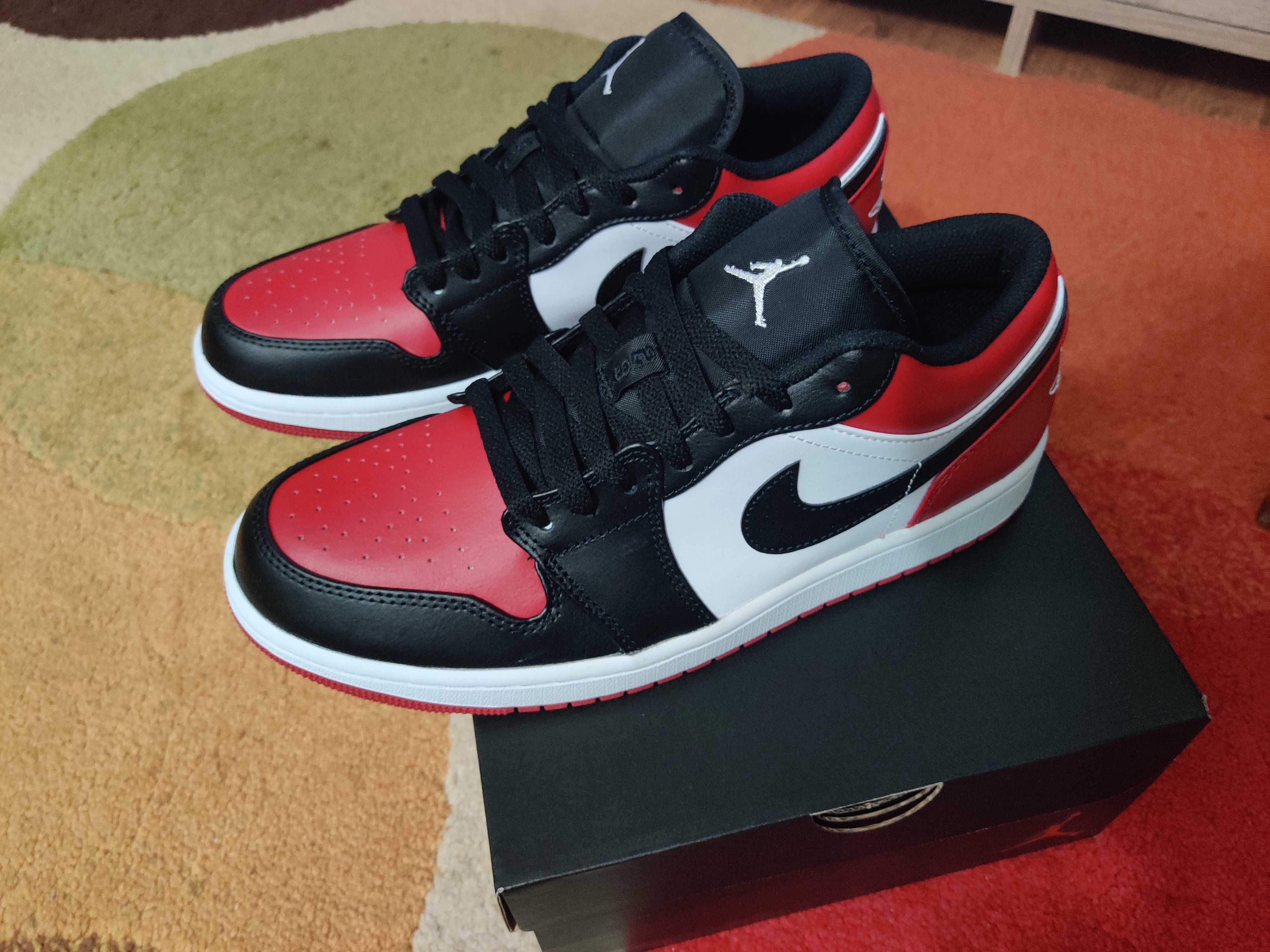 Jordan 1 Low Bred Toe