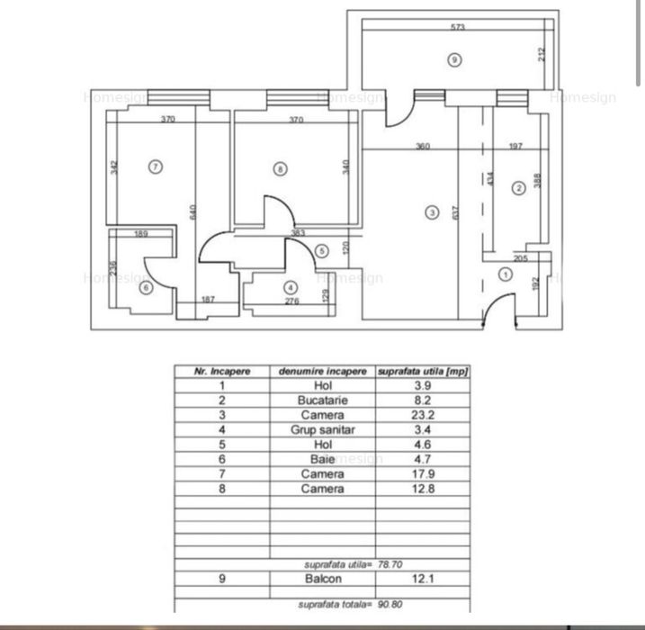 Direct proprietar | Apartament 3 camere Aviatiei Tower | De inchirat