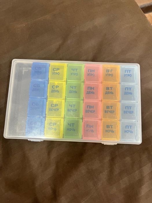 Таблетница 6 дней