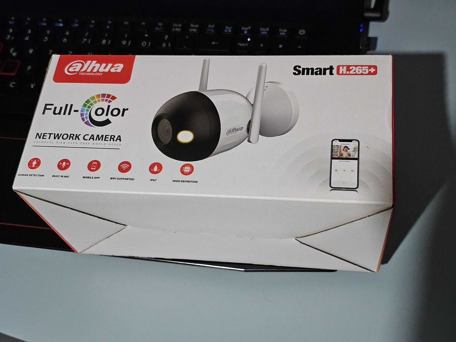 3 Camere supraveghere WiFi Dahua Full Color F4C-LED, 4 Mp 2K