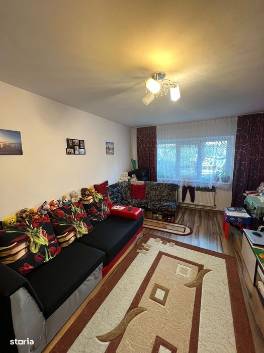 Apartament 2 decomandate Brazdă parter/4 + balcon  centrală mobilat