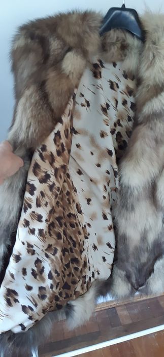 Haina blană vulpe preț bun